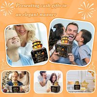 Tirelire d'anniversaire pour cadeau en espèces tirer la bande de cadeau en espèces tirer Happy Birthday Card DIY set-une façon amusante et aimante d'offrir des cas
