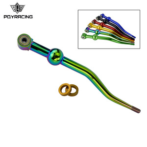 Poyracing Car <b>Gear</b> <b>Knob</b> Aluminum Alloy Double Curve 5 Speed Shift Lever For Honda Accord Crx Ergonomic Design - Product Image 1