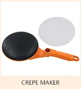 Non-Stick Crepe Maker Mini Round Electric Pancake Maker For Home