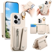Étui de protection pour carte de crédit pour Oppo Realme 14/14 Pro Plus/Find X8 Pro, pour Vivo Y29/X200S/Y300 Pro, étui portefeuille antichoc