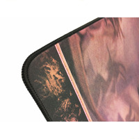 Tapis de souris de jeu XXL grande taille personnalisé avec bords renforcés, imprimé sur mesure, base antidérapante en caoutchouc, tapis de bureau pour le jeu et le bureau