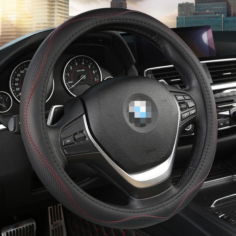 YXJH Universal Anti-Slip Leather Steering Wheel Cover (Model: YXJH-CT-SWC36B007) - Product Details B