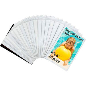 Tamaño personalizado transparente foto titular <span class=keywords><strong>nevera</strong></span> imán magnético acrílico marco de fotos imán - Product Image 3