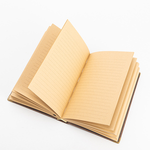 Grosir harga murah stok sampul linen buku catatan garis bergaris jurnal buku harian premium buku catatan register - Product Image 5
