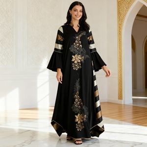 Abaya de luxe sur mesure de haute qualité, nouveau style, matériau de qualité supérieure, pour femmes musulmanes, robe élégante - Product Image 3