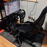 Cadre Cockpit Racing Simulator Pc Para Simulador De Vuelo Motion Simulator Actuator Sim Rig 6dof Racing Simulator Racing Sim
