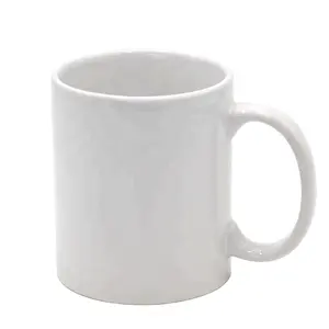 批发高品质标志咖啡升华11OZ白色升华11OZ陶瓷杯尺寸带盒