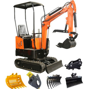 American casa d'aste identica Mini cingolato scavatore macchina cina nuovo economico 1 Ton Mini escavatore in vendita - Product Image 2
