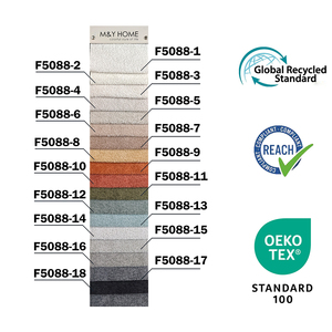 Super 150 100% pettinato in poliestere <span class=keywords><strong>Ecru</strong></span> Beige Boucelette mobili in tessuto eco-friendly traspirante ritardante di fiamma - Product Image 5