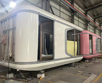 Cápsula Espacial Prefabricada Moderna con Energía Solar, Estructura de Acero, Hotel Turístico, Panel Sándwich para Exteriores, Cabaña Personalizada