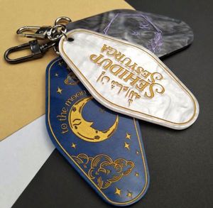 Custom ACRYLIC Blank Motel Hotel Keychain <b>Key</b> <b>Tag</b> Print Logo Acrylic Glitter Room Number Motel Keychain - Product Image 2