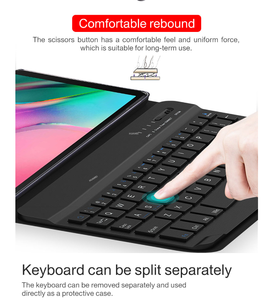 Máy tính bảng trường hợp TPU da có thể sạc lại bút khe cắm cảm ứng không dây Bàn phím máy tính bảng bìa cho iPad Pro <span class=keywords><strong>10</strong></span> 2022 <span class=keywords><strong>10</strong></span>.9 - Product Image 2