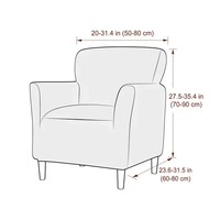 Housse de canapé élastique personnalisée en gros pour fauteuil simple, en Spandex extensible, écologique, lavable, design moderne et simple, pour bar