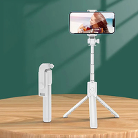 Perche à selfie pour téléphone portable, mini trépied, télécommande universelle, support universel pour téléphone portable