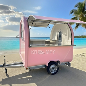 Mini-chariot mobile entièrement équipé, petite machine à snacks pour hôtel, remorque rapide pour magasin alimentaire, camionnette à glaces - Product Image 4