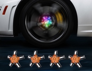 ไฟโลโก้รถยนต์สำหรับ <span class=keywords><strong>Volkswagen</strong></span>, ไฟติดล้อแบบแม่เหล็ก - Product Image 2