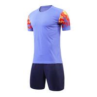 Conjunto de Camiseta de Fútbol para Hombre, Ropa Deportiva de Equipo, Transpirable, de Secado Rápido, Uniforme de Fútbol 100% Poliéster