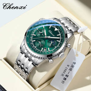 Nouvelle <span class=keywords><strong>montre</strong></span> de luxe pour hommes étanche lumineux Date chronographe homme <span class=keywords><strong>montre</strong></span> Sport Quartz <span class=keywords><strong>acier</strong></span> inoxydable montres pour hommes 928 - Product Image 1