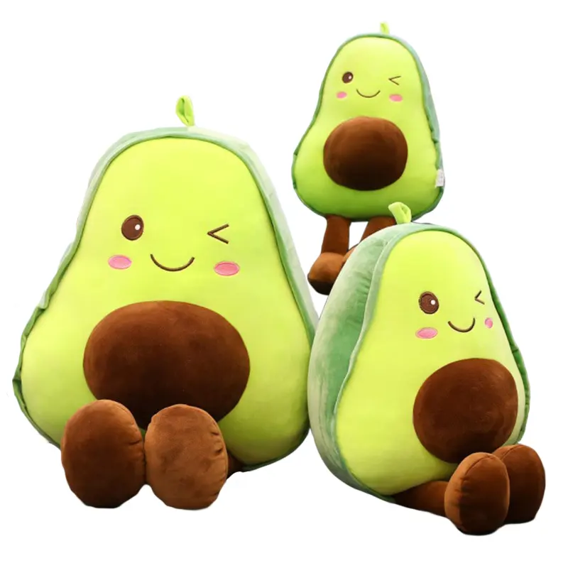 Umwelt freundliche süße Avocado umarmt Plüsch Plüsch tier entzückende Anime Stofftiere