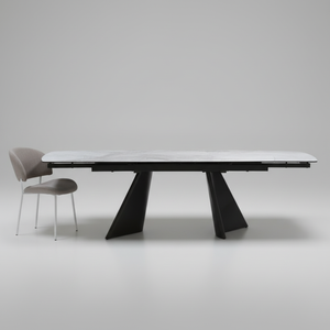 Modern Minimalist Katlanabilir Demir Yemek Odası Takımı Lüks İskandinav/Endüstriyel Üst Düzey Ev Mobilyaları Asla Eski Olmayan Stil - Product Image 4