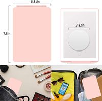 Offre spéciale miroir de maquillage LED miroir de maquillage pliable de bureau rechargeable par USB tactile