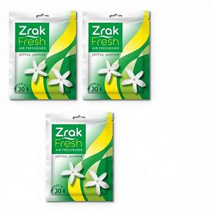 Désodorisant de poche écologique à suspendre, parfum orange, pour salle de bain, toilettes et voiture - Élimine les odeurs, dure 30 jours - Product Image 1