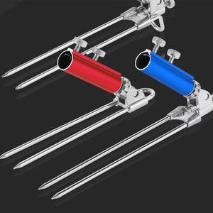 ที่วางคันเบ็ดแบบติดตั้งบนพื้นดิน อลูมิเนียมอัลลอยด์ หมุนได้หลายทิศทาง พับเก็บได้ สำหรับตกปลากลางแจ้ง - Product Image 2