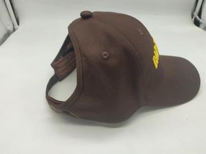 Demi-casquette de baseball personnalisée <span class=keywords><strong>pour</strong></span> femmes Satin <span class=keywords><strong>soie</strong></span> doublée dos ouvert queue de cheval <span class=keywords><strong>cheveux</strong></span> <span class=keywords><strong>afro</strong></span> bouclés imprimé motif incurvé dos nu chapeau de soleil - Product Image 6