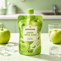 Capuchon de poche à bec verseur écologique de qualité alimentaire, imprimé sur mesure, biodégradable, pour jus de fruits et boissons pour enfants