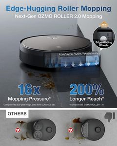 หุ่นยนต์ดูดฝุ่นอัจฉริยะ ECOVACS DEEBOT X11 ของแท้ ระบบนำทาง LDS แรงดูดทรงพลัง ระบบเก็บฝุ่นอัตโนมัติ และระบบทำความสะอาดตัวเอง - Product Image 4