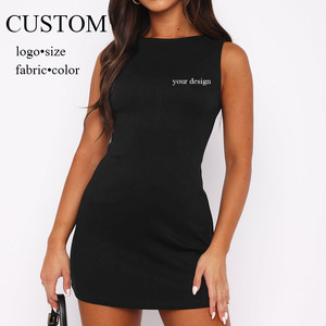 Vestidos de Verano 2026, Vestido Sexy Personalizado sin Mangas, Minifalda Sexy Ajustada para Mujer - Product Image 1