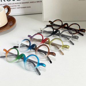 Chất lượng cao cổ điển nhỏ phụ nữ tròn kính quang học khung TR90 thiết kế sang trọng kính cận thị khung nam giới và phụ nữ - Product Image 2