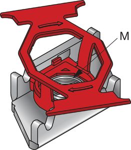 น็อตล็อคแบบหมุน HILTI MT-TL OC สำหรับยึดอุปกรณ์ MT Strut Media ใช้งานกลางแจ้ง ลดมลพิษ ผลิตจากเหล็กกล้าความแข็งแรงสูง - Product Image 2