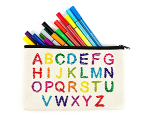Lot en gros – Trousse à crayons en toile style simple, directement de l'usine, pour étudiants du primaire et du secondaire, promotionnelle - Product Image 5