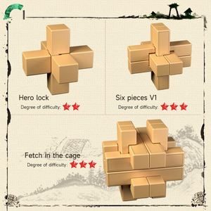 Jouet éducatif DIY 3D IQ Lua Ban, casse-tête en plastique, cube magique Kongming, puzzle intelligent - Product Image 5
