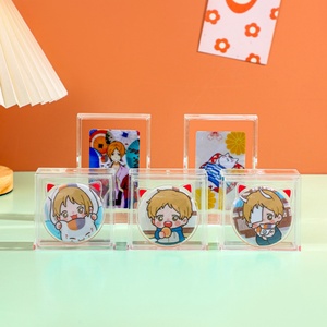 Children Gift Mini Picture Frame Custom Snow Globe Glitter <b>Photo</b> Frame Medal <b>Photo</b> Stand Display <b>Box</b> Badge <b>Storage</b> - Product Image 5