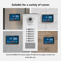 Système d'interphone vidéo 12 unités pour appartement, visiophone avec application TUYA pour un accès facile à l'interphone et à la sonnette
