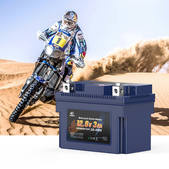 Melasta Maintenance Free 12v 3ah Lithium Ion Battery Motorbike Motorcycle Start Battery