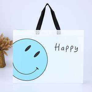 Custom Square Bottom Dragon Pattern <b>Graffiti</b> HDPE Bag PET/PE Plastic Shopping Suit Packaging for <b>Clothing</b> with Handle - Product Image 4