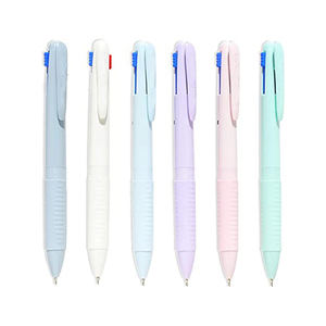 Bolígrafo Retráctil de Plástico Multicolor Extra Fino Personalizado en Colores Surtidos para Oficina, Escuela, Estudiantes, Escritura, Regalo - Product Image 1