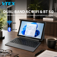 Tablette PC 2 en 1 10,1 pouces G6500Y 8 Go DDR4 256 Go SSD Charge rapide PD 45 W Bureau portable 4000 mAh Tablette intelligente