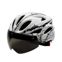 OEM & ODM – casque à lentille magnétique pour vélo, coque PC solide, visière détachable, casque de vélo
