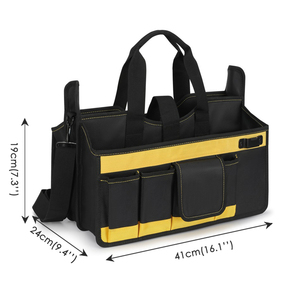 Large Capacity Electrician <b>Tool</b> Bag Polyester <b>Tool</b> Pouch Water Resistant Multi Pocket Organizer for Workshop and Outdoor - Product Image 3