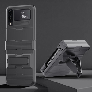 Pantalla Plegable Bisagra Carcasa De Teléfono Móvil Con Armadura Para <span class=keywords><strong>Galaxy</strong></span> <span class=keywords><strong>Z</strong></span> Flip <span class=keywords><strong>4</strong></span> Soporte Caso Duro PC Para Samsung <span class=keywords><strong>Z</strong></span> Flip 3 - Product Image 3