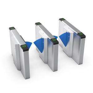 Tourniquet automatique à battants en acier inoxydable de <span class=keywords><strong>type</strong></span> optique avec reconnaissance faciale pour le contrôle d'accès - Product Image 2