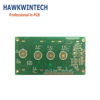 Placa PCB de 4/6/8 Capas con Control de Energía Eléctrica de Alta Frecuencia, Baño de Oro, Certificación ISO/RoHS, Marca Hawkwintech