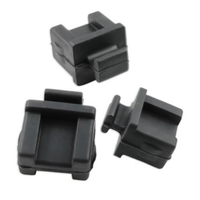 Lot de 100 capuchons de protection en silicone pour ports SFP, anti-poussière