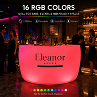Bar lumineux LED COOLQING 16 couleurs RVB changeantes pour grands événements, fêtes, mariages, discothèques, usines