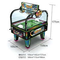 Table de baby-foot commerciale à monnayeur pour 2 joueurs, thème Kung Fu, machine de jeu d'arcade pour bars