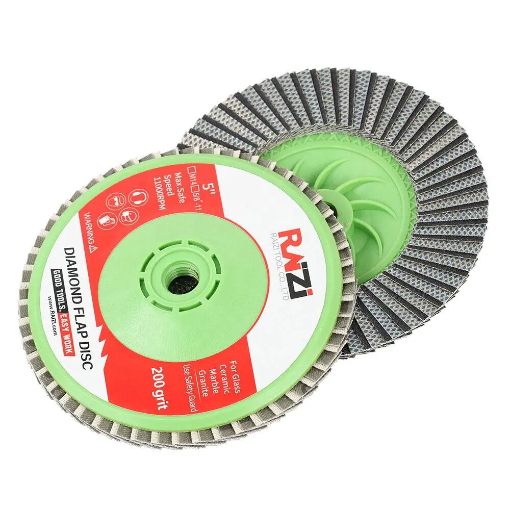 Raizi Diamond Electroplated Flap Disc for stone plastic glass and metal